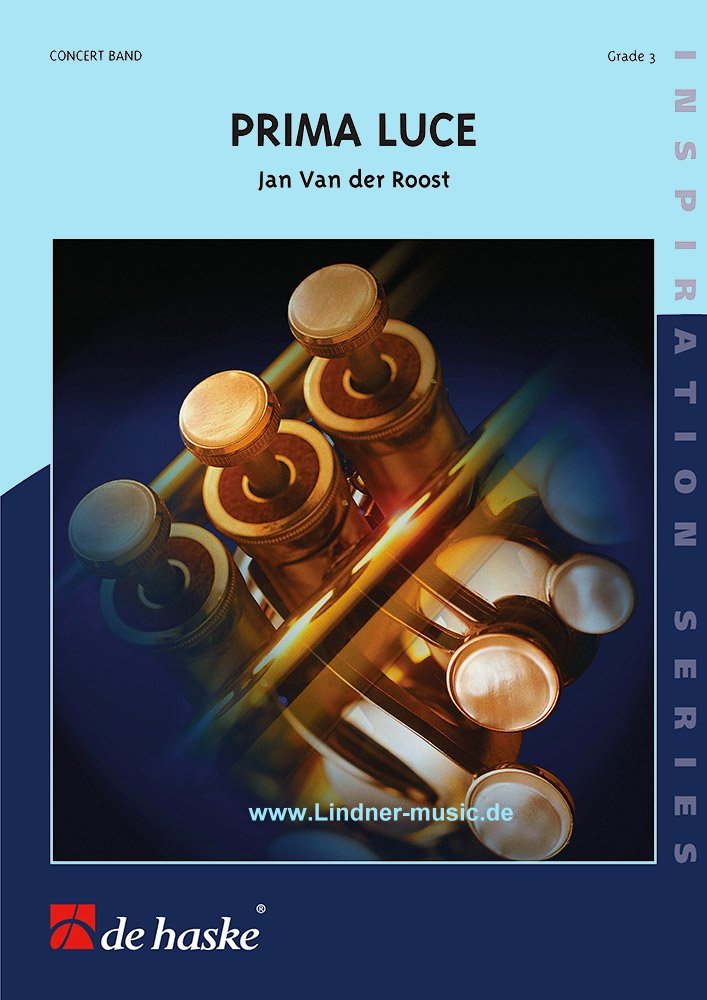 Musiknoten Prima Luce, Jan Van der Roost