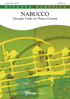 Musiknoten Nabucco, Verdi/Cesarini