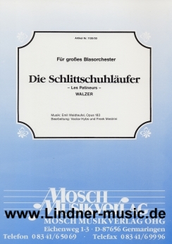 Musiknoten Die Schlittschuhläufer, Waldteufel/Mestrini