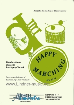 Musiknoten Happy Marching, Auer-Ansbach