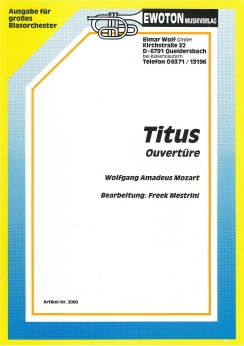 Musiknoten Titus - Overtüre, Mozart/Mestrini