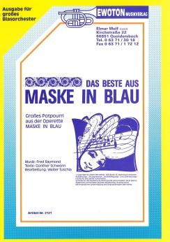 Musiknoten Das Beste aus Maske in Blau, Raymond/Tuschla