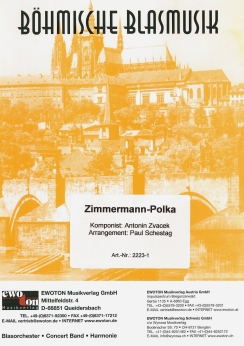 Musiknoten Zimmermann-Polka, Zvacek/Schestag