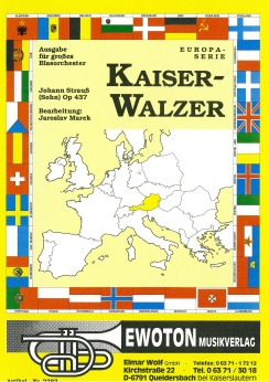 Musiknoten Kaiser-Walzer, Strauß/Marek