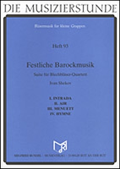 Musiknoten Festliche Barockmusik, Shekov