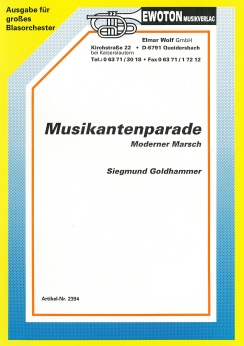 Musiknoten Musikantenparade, Goldhammer