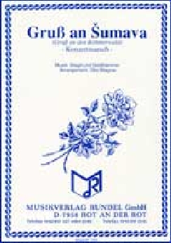 Musiknoten Gruß an Sumava, Goldhammer/O.Wagner