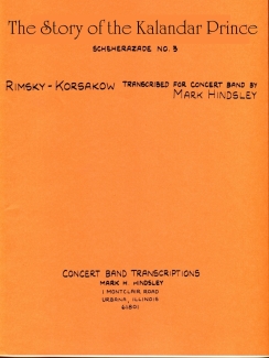 Musiknoten Scheherazade Satz 2, Rimsky-Korsakow/Hindsley - The Story of the Kalandar Prince