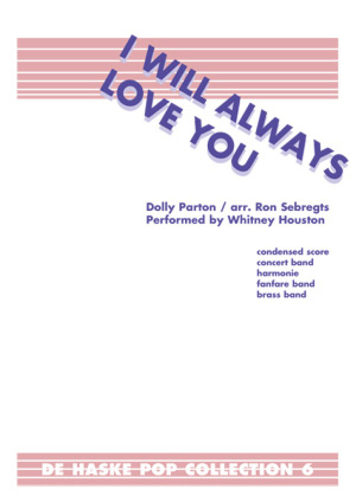 Musiknoten I Will Always Love You, Parten/Segbregts