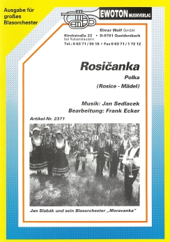 Musiknoten Rosicanka, Sedlacek/Ecker
