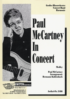 Musiknoten Paul McCartney in Concert, Kahlenbach