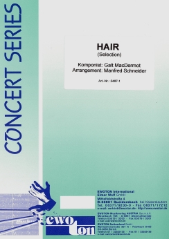 Musiknoten Hair, Dermot/Schneider