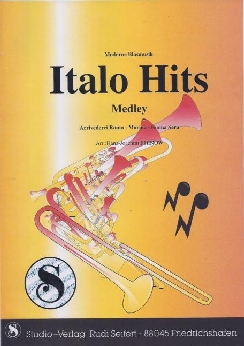 Musiknoten Italo Hits, Medley, Rhinow