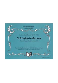 Musiknoten Schönfeld-Marsch, Ziehrer/Rundel