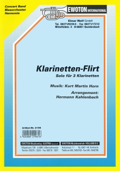 Musiknoten Klarinetten-Flirt, Eckers/Kahlenbach