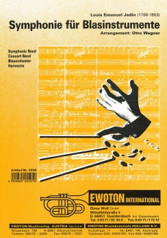 Musiknoten Symphonie für Blasinsstrumente, Jadin/Otto Wagner