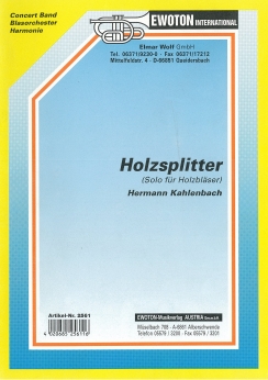 Musiknoten Holzsplitter, Kahlenbach