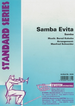 Musiknoten Samba Evita, Kohnke/Schneider