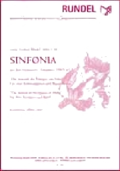 Musiknoten Sinfonia (a.d. Oratorium 