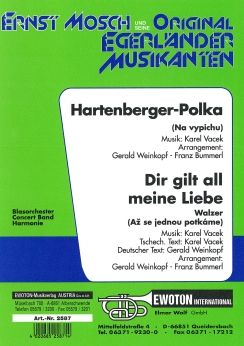 Musiknoten Hartenberger-Polka/Dir gilt all meine Liebe, Vacek/Weinkopf/Bummerl