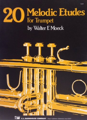 Musiknoten 20 Melodic Etudes for Trumpet, Moeck