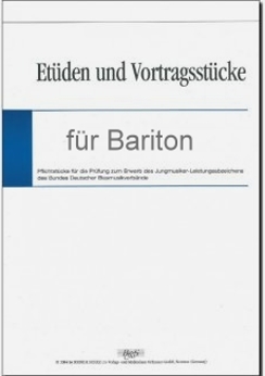 Musiknoten Etüden und Vortragsstücke für Bariton, Balser