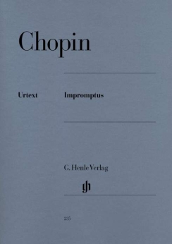Musiknoten Chopin, Impromtus - Klavier