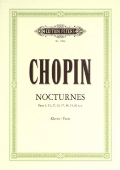 Musiknoten Chopin, Nocturnes - Klavier