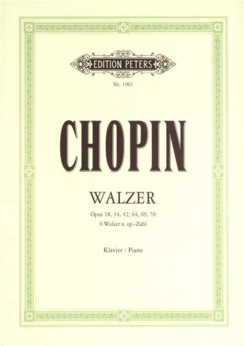 Musiknoten Chopin, Walzer - Klavier
