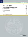 Musiknoten Sechs Sonaten im Kanon, 2 Flöten, Telemann