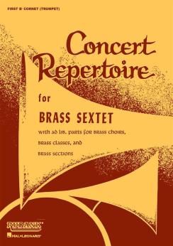 Musiknoten Concert Repertoire for Brass Sextet, Stimmen