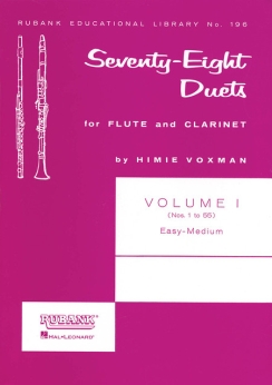 Musiknoten Seventy Eight Duets, Voxman, Vol. 1 - Easy-Medium