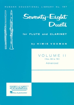 Musiknoten Seventy Eight Duets, Voxman, Vol. 2 - Advanced