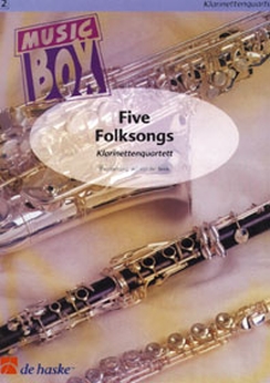 Musiknoten Five Folksongs, v.d.Beek