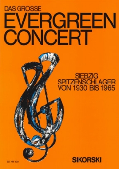 Musiknoten Das grosse Evergreen Concert 1930-1965 - Restexemplar