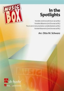 Musiknoten In the Spotlights, Schwarz, Bläsertrio