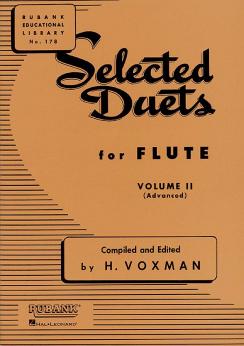 Musiknoten Selected Duets for Flute, Voxman, Vol.II