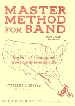 Musiknoten Master Method For Band, Band 3, Stimmen  - nicht mehr leiferbar -