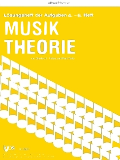 Musiknoten Musik Theorie, Lösungsheft zu Band 4-6