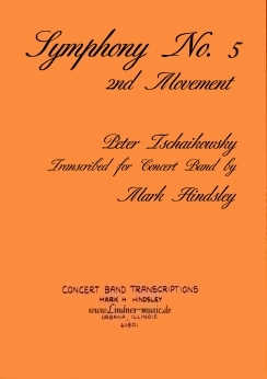 Musiknoten Symphony No. 5 - 2nd Movement, Tschaikowsky/Hindsley