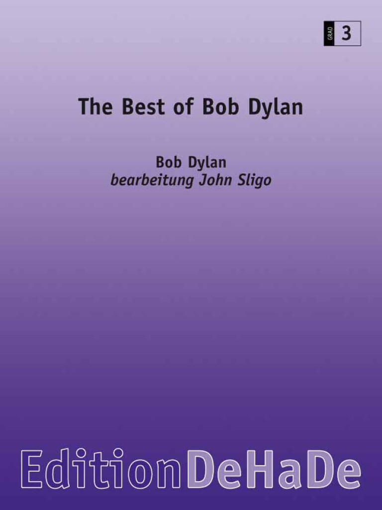 Musiknoten The Best of Bob Dylan, Sligo