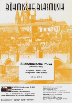Musiknoten Südböhmische Polka, Kubes/Bummerl