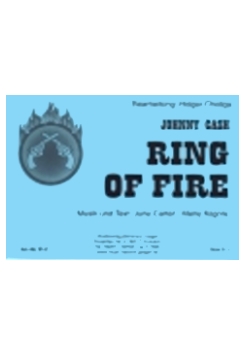 Musiknoten Ring of Fire, Carter/Kilgore/Chellga