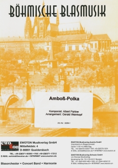 Musiknoten Amboß-Polka, Parlow/Weinkopf