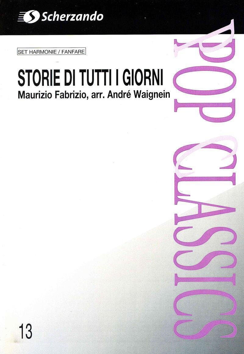 Musiknoten Storie Di Tutti I Giorni, Fabrizio/Waignein