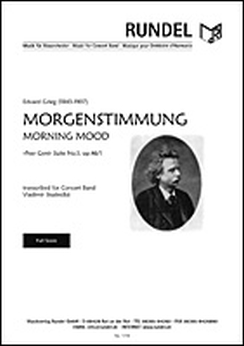 Musiknoten Morgenstimmung, Grieg/Studnicka
