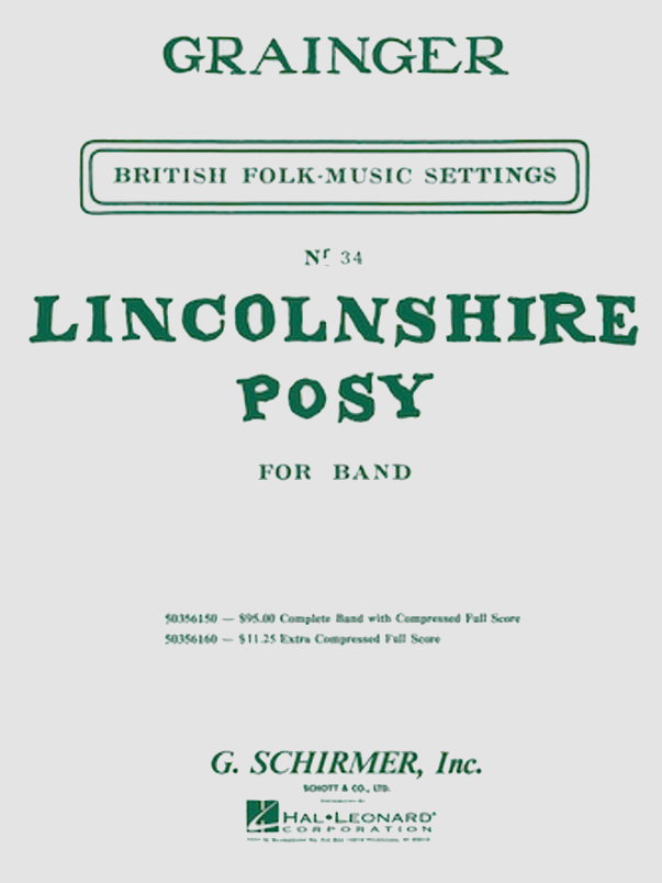 Musiknoten Lincolnshire Posy, Grainger