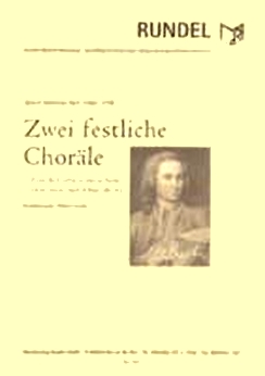 Musiknoten Zwei festliche Chöre, Bach/Loritz
