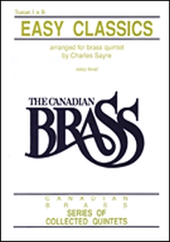 Musiknoten Easy Classics for Brass Quintet by Sayre - Stimmen