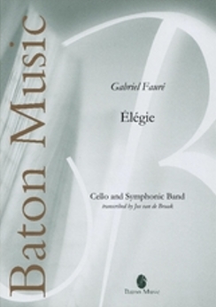 Musiknoten Elegie for Cello (or Euphonium), Faure/v.d.Braak